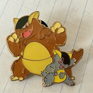 Pokemon Kangaskhan Pin - Brown and Yellow